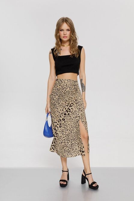 Юбка PIRS 4042 бежевый