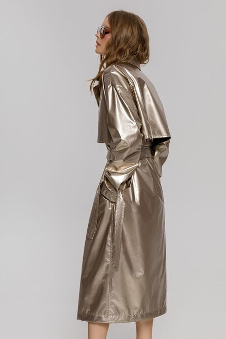 Тренч PIRS 4055 бежевый