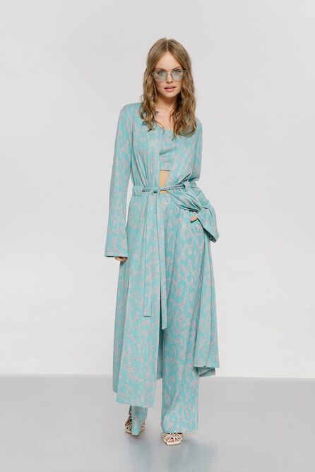 Кардиган, Брюки PIRS 4087 серый