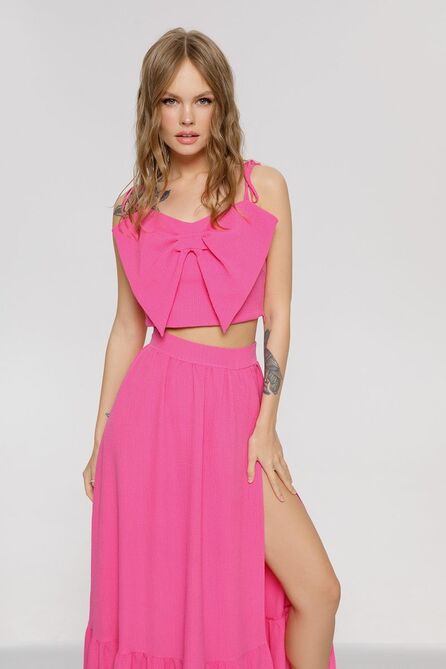 Юбка, Топ PIRS 4103 розовый