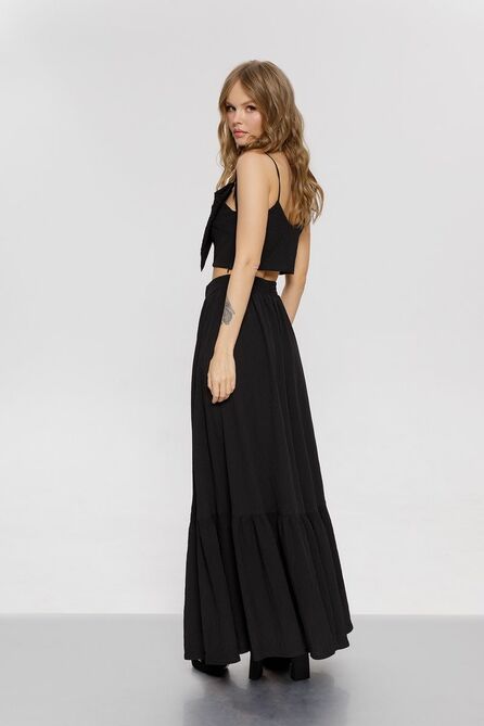 Юбка, Топ PIRS 4103 черный