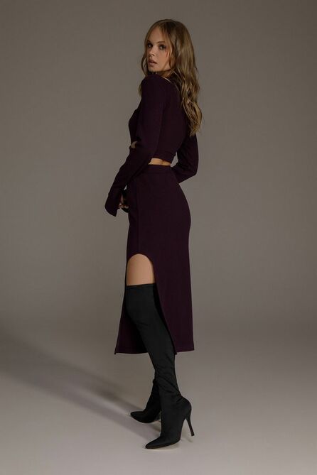 Юбка, Джемпер PIRS 3543 фиолет