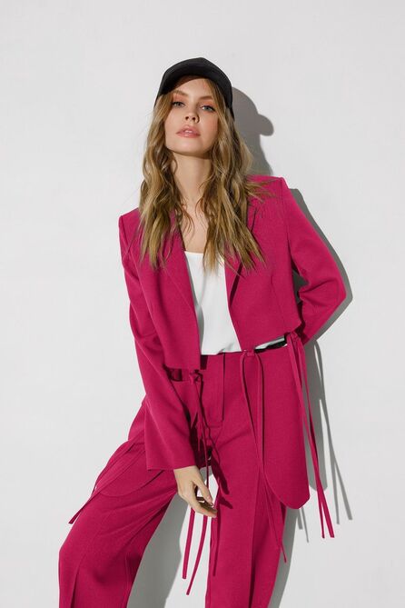 Костюм брючный PIRS 3867 ягодный