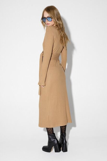 Повседневное платье PIRS 4221 бежевый