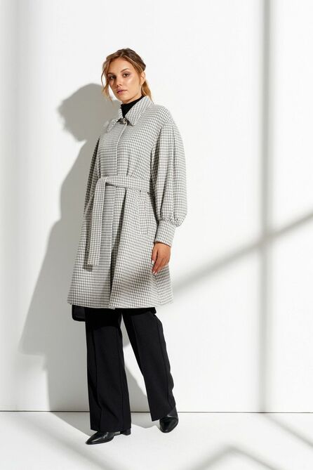 Пальто Prestige 4252/1 серый