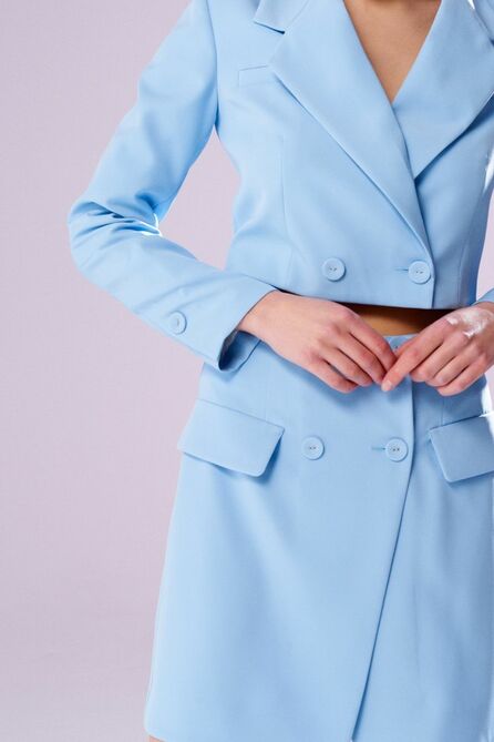 Юбочный костюм Prestige 4442/170 голубой