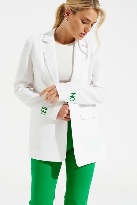 Жакет Prestige 4487/1/170 белый Жакет Prestige 4487/1/170 белый