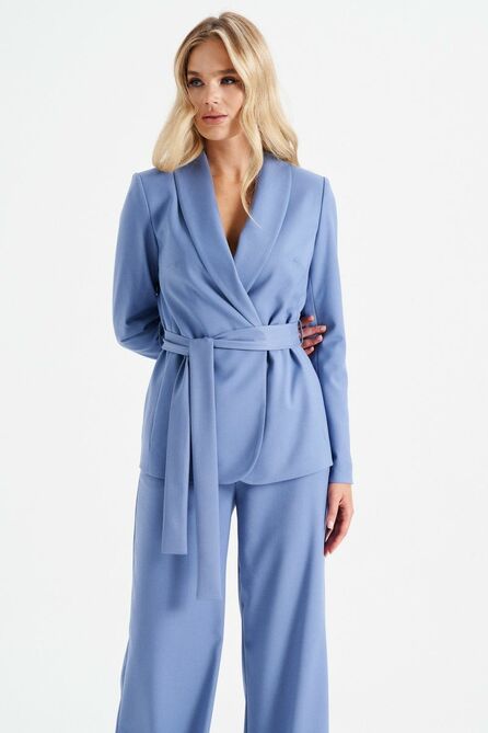 Костюм брючный Prestige 4367/170 серо-голубой