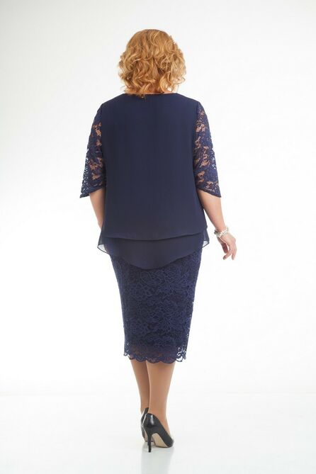 Вечернее платье Pretty 587 т.синий