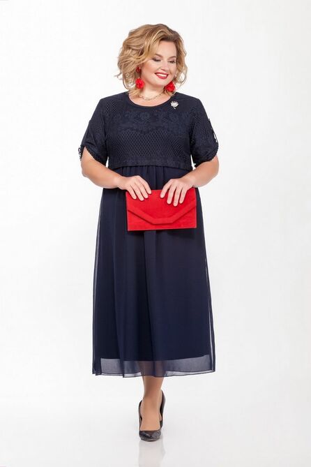 Вечернее платье Pretty 1165 синий