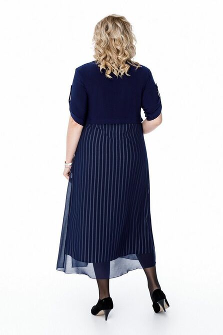 Повседневное платье Pretty 1885 темно-синий