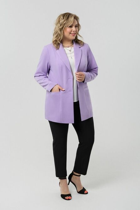 Костюм брючный Pretty 1991 сирень-черный Костюм брючный Pretty 1991 сирень-черный