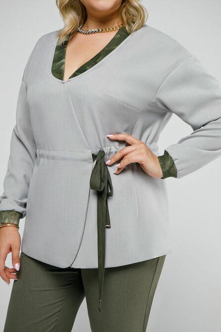 Костюм брючный Pretty 2033 хаки