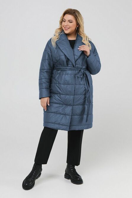 Пальто Pretty 2072 синий