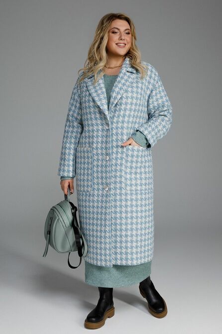 Пальто Pretty 2157 мятно_белый