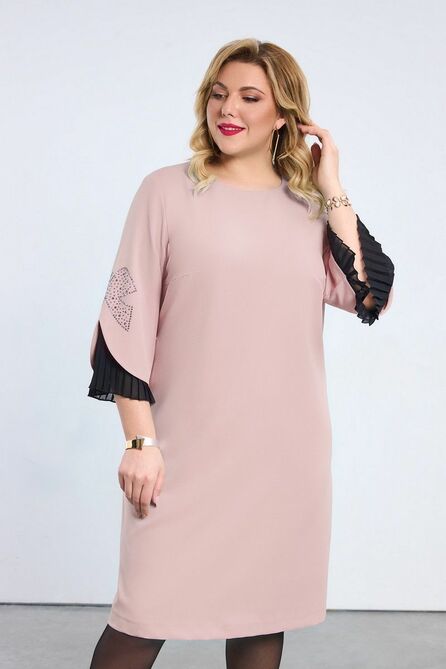 Повседневное платье Pretty 2177 пудра