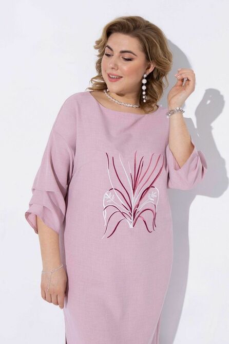 Повседневное платье Pretty 2212 пыльная_роза