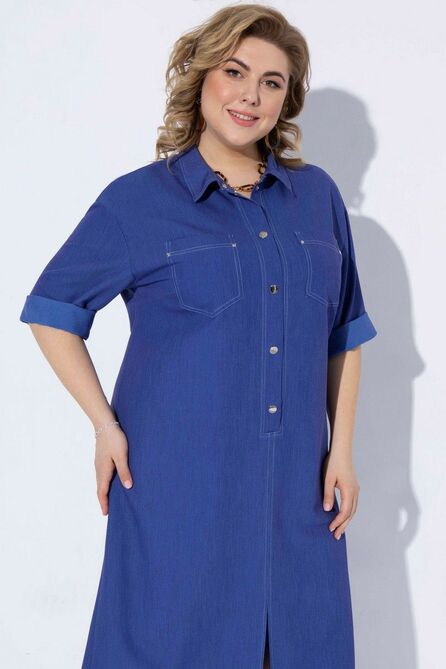 Повседневное платье Pretty 2213 синий