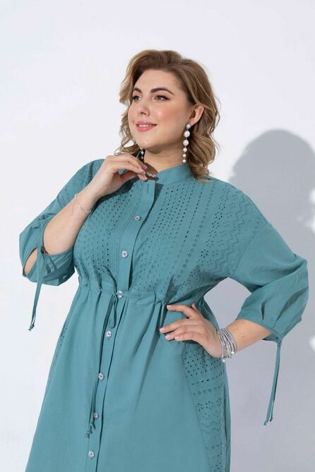 Повседневное платье Pretty 2220 мох