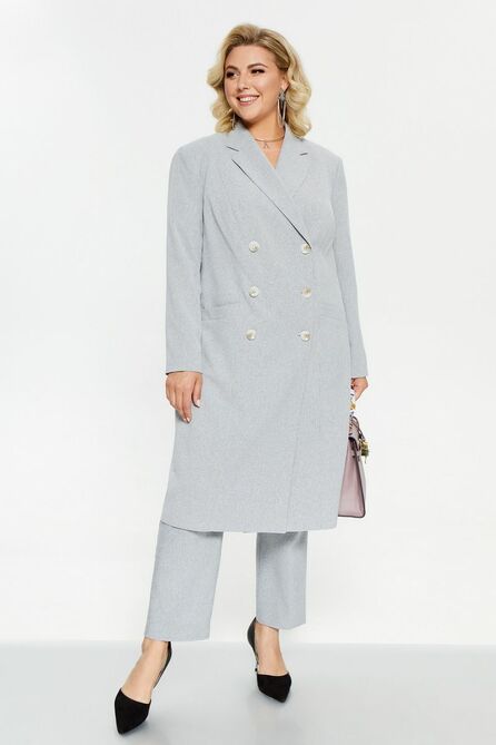 Костюм брючный Pretty 2239 серый