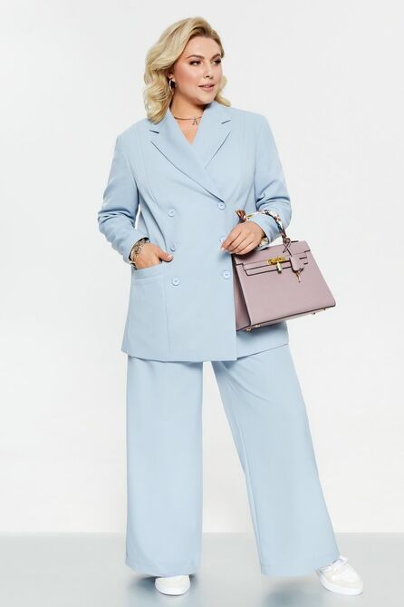 Костюм брючный Pretty 2240 голубой Костюм брючный Pretty 2240 голубой