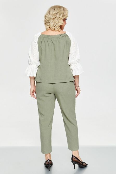 Брюки, Блуза Pretty 2243 хаки
