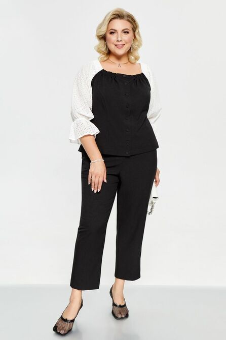 Брюки, Блуза Pretty 2243 черный