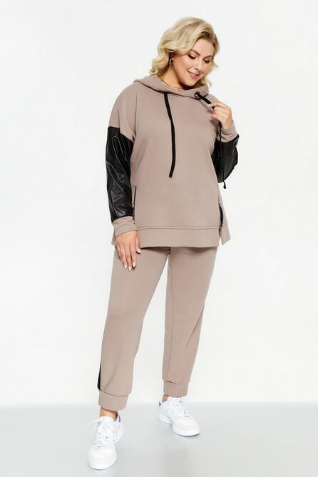 Костюм брючный Pretty 2262 бежевый Костюм брючный Pretty 2262 бежевый