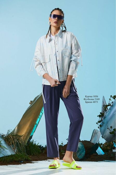 Брюки Rami 4073 грязно-синий