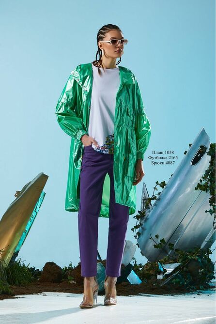 Плащ Rami 1058 зеленый Плащ Rami 1058 зеленый