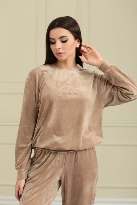 Костюм брючный Rami Е201+Е402 бежевый