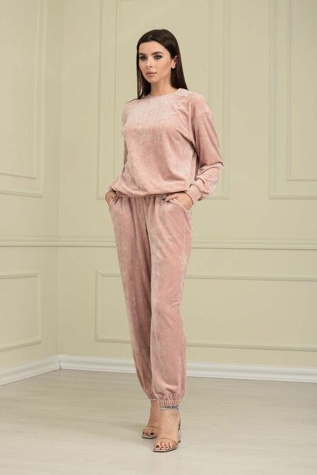 Костюм брючный Rami Е201+Е402 розовый