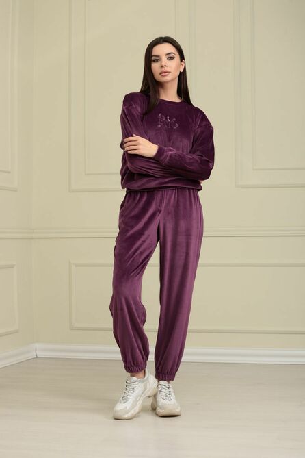 Костюм брючный Rami Е201+Е402 фиолетовый