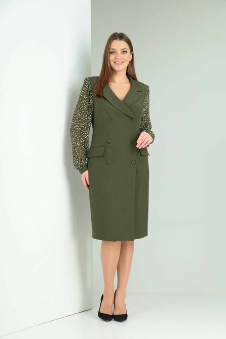 Офисное платье Ришелье 876