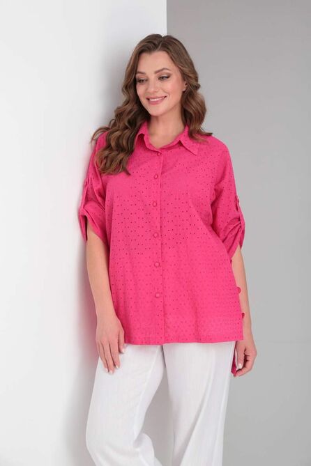 Блузка Ришелье 899-1 малина