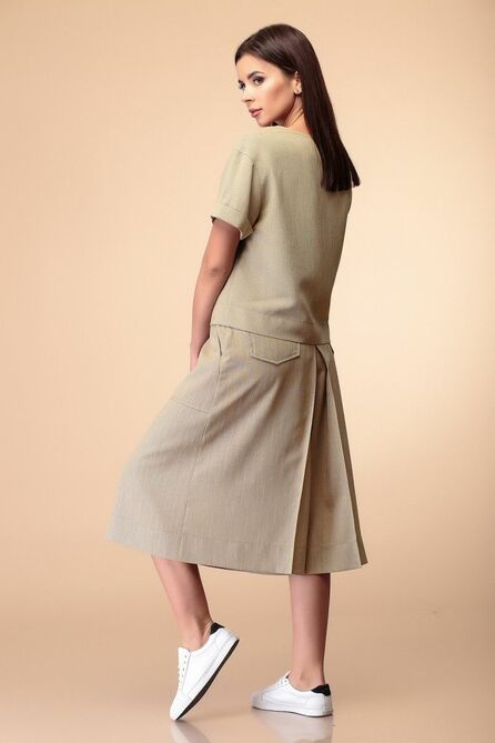 Брюки, Блуза Romanovich style 2-1971 светлый_хаки