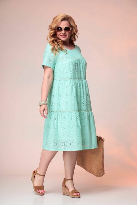 Повседневное платье Romanovich style 1-2387 мята