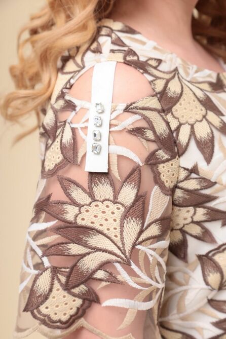 Вечернее платье Romanovich style 1-2181 бежевый