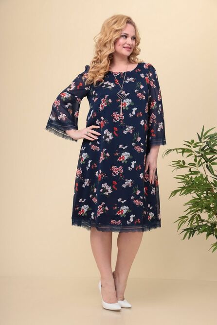 Вечернее платье Romanovich style 1-2358 синие_тона