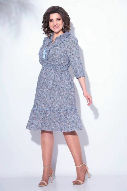 Повседневное платье Romanovich style 1-2365 мультиколор