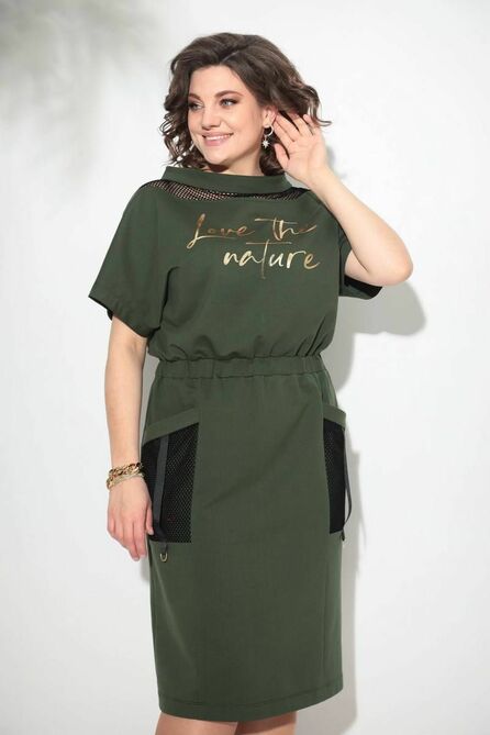 Повседневное платье Romanovich style 1-2361 хаки