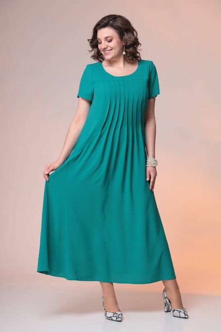 Повседневное платье Romanovich style 1-1826 бирюза