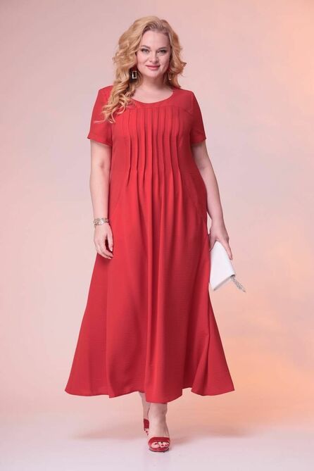 Повседневное платье Romanovich style 1-1826 красный