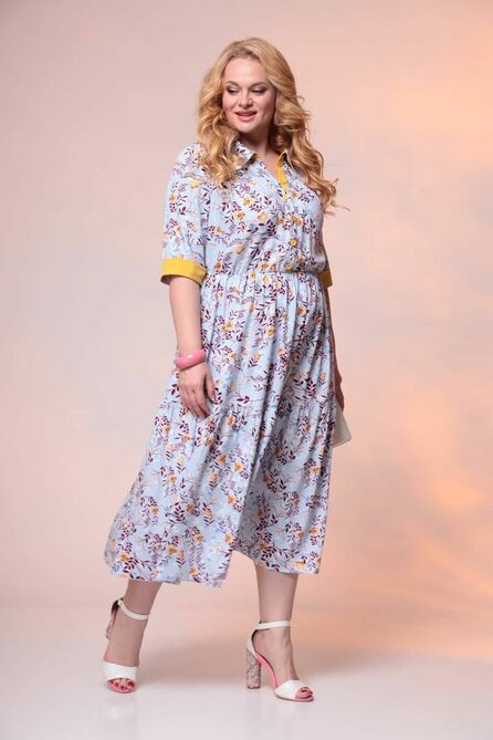 Повседневное платье Romanovich style 1-2378 мультиколор