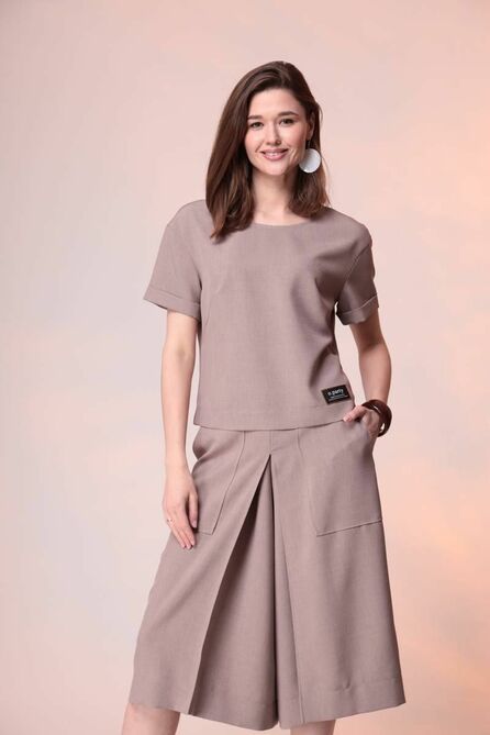 Брюки, Блуза Romanovich style 2-1971 темный_клевер Брюки, Блуза Romanovich style 2-1971 темный_клевер