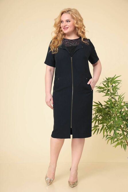 Повседневное платье Romanovich style 1-2343 черный
