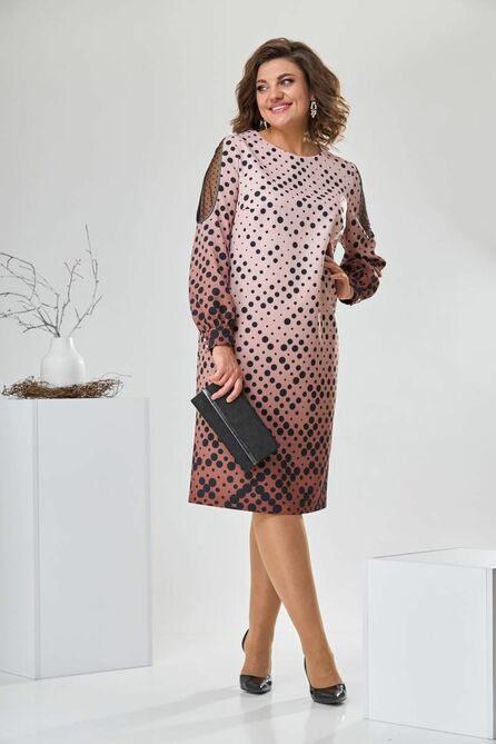 Вечернее платье Romanovich style 1-2410 пудровый Вечернее платье Romanovich style 1-2410 пудровый