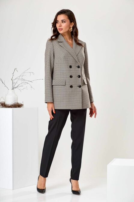 Костюм брючный Romanovich style 2-2008 мультиколор/синий.