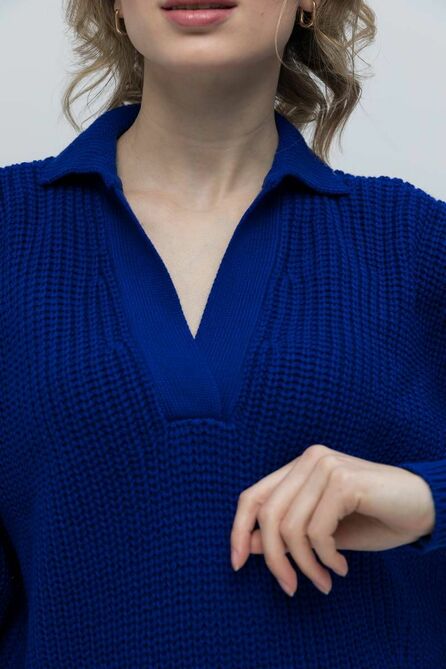 Джемпер Romgil 690ПТЗ васильковый