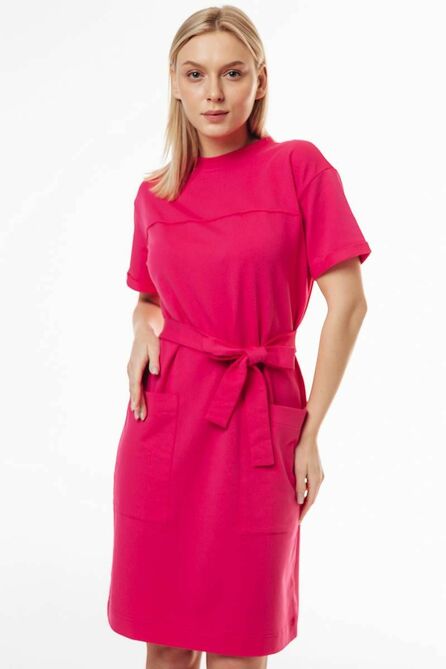 Повседневное платье Romgil 723ЛФТЗ фуксия